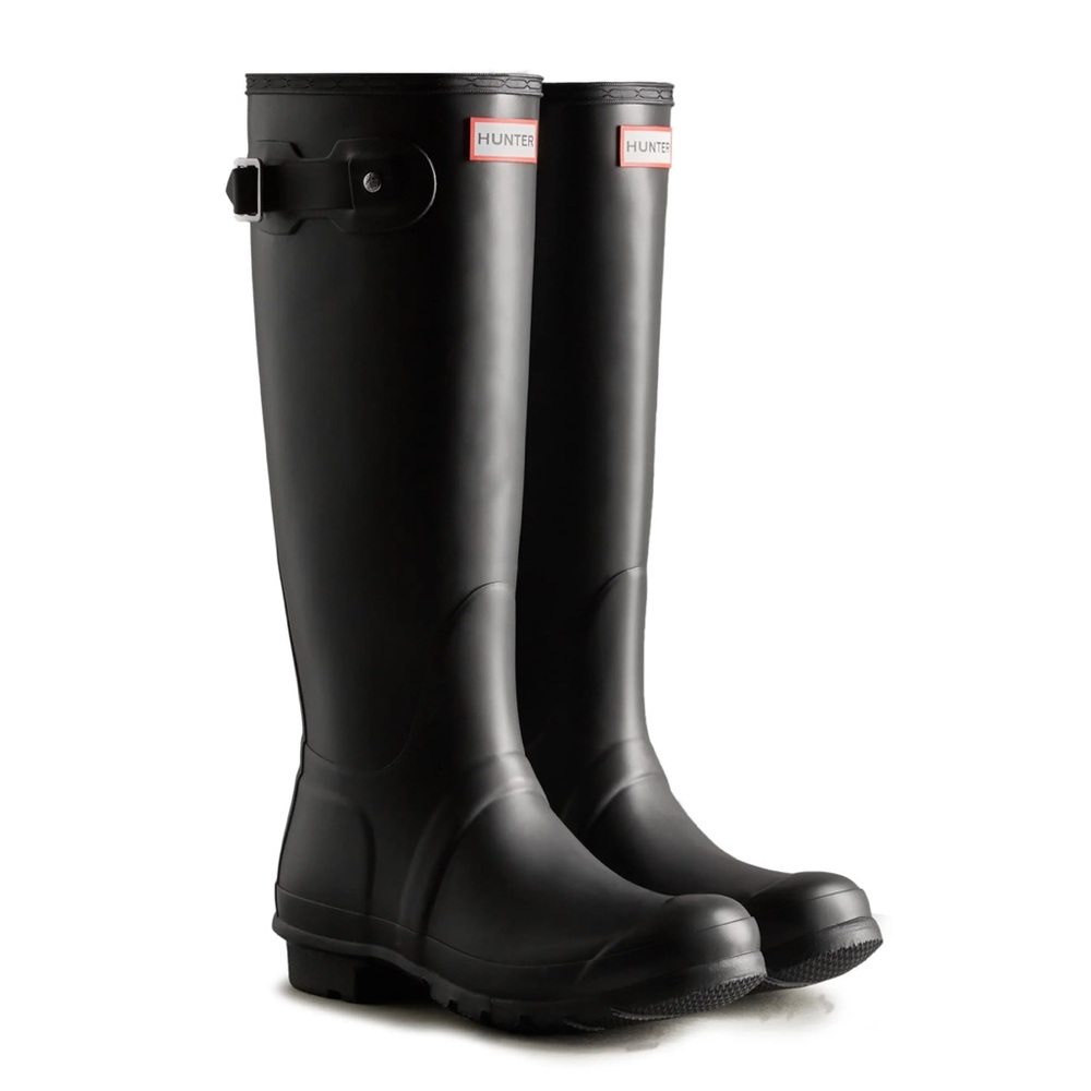 Original Tall Hunter Rainboit Matte Black Size 8/9